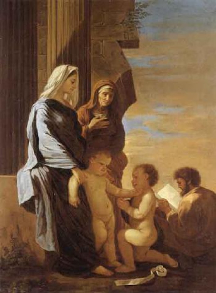 Holy Family with Saint Elisabeth and Saint John by Nicolas Poussin