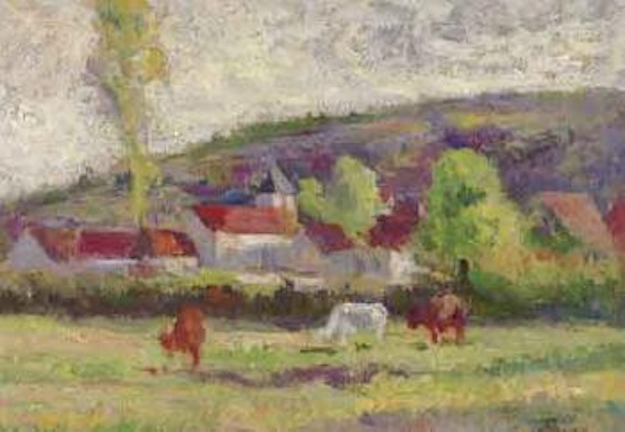 Bessy, clocher du village by Maximilien Luce