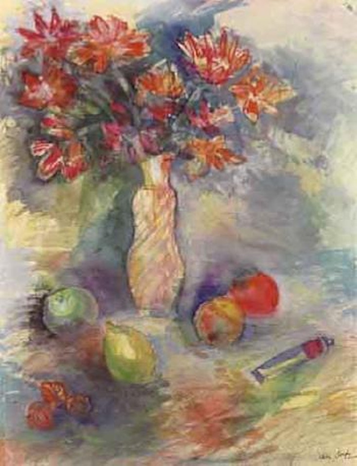 Bouquet de fleurs au napperon by Jean Dufy