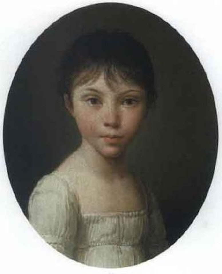 Portrait de jeune fille by Louis-Leopold Boilly