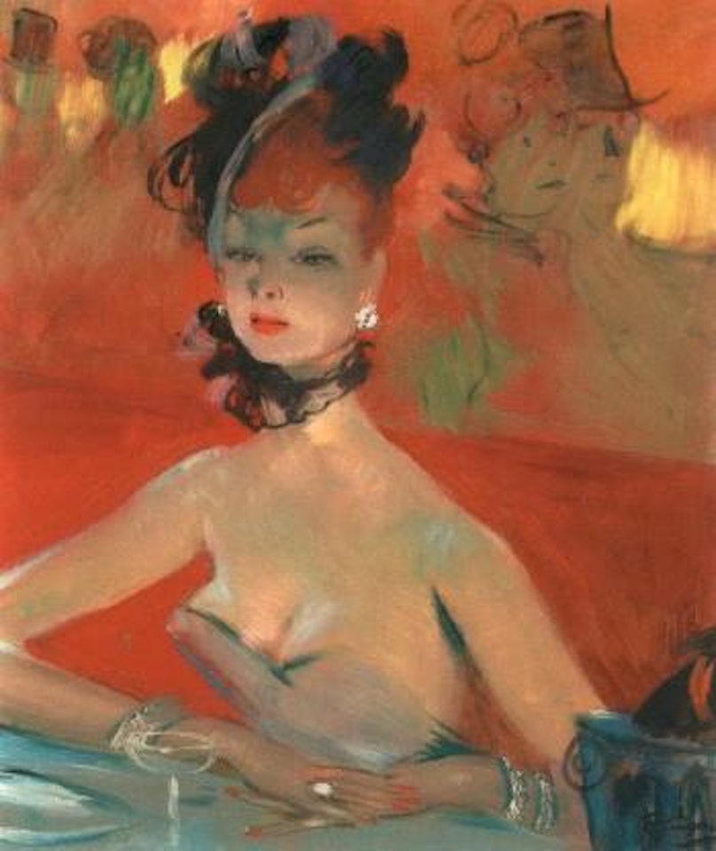 Dame de Chez Maxim's by Jean Gabriel Domergue