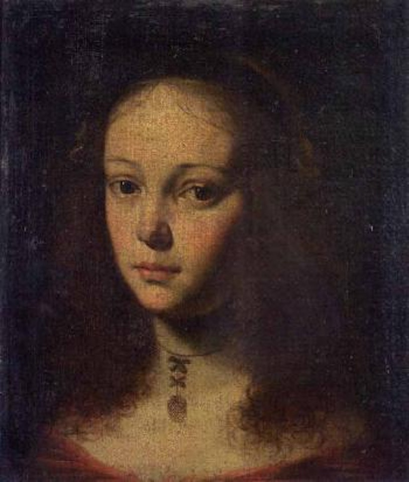 Portrait of girl by Roman School