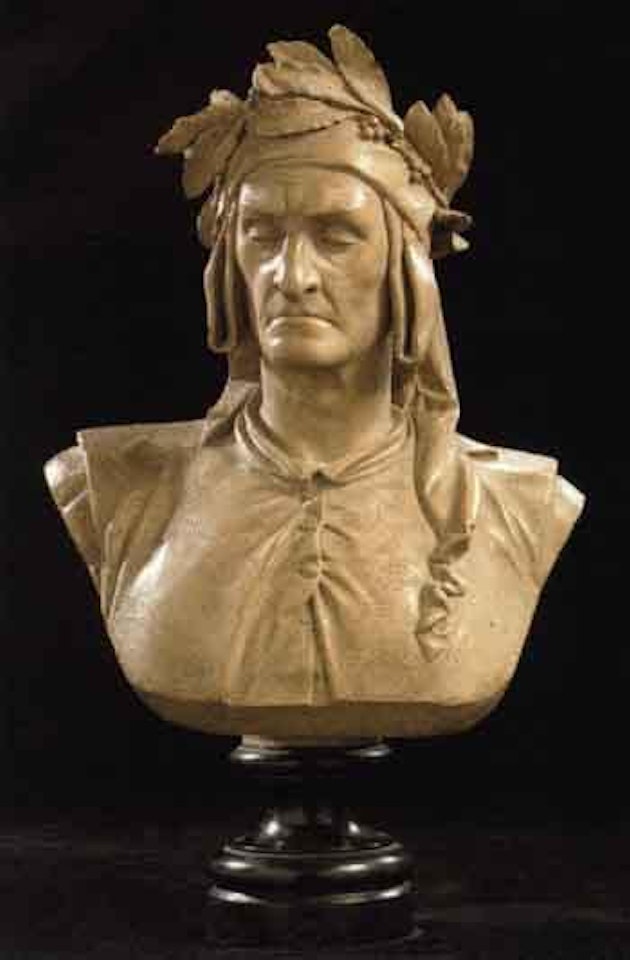 Bust of Dante by Albert-Ernest Carrier-Belleuse