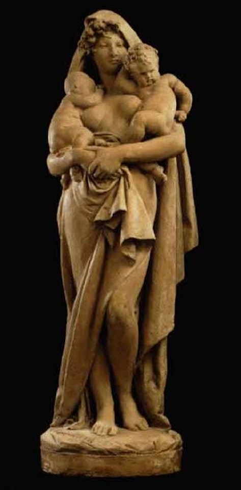 Maternite - charity by Albert-Ernest Carrier-Belleuse