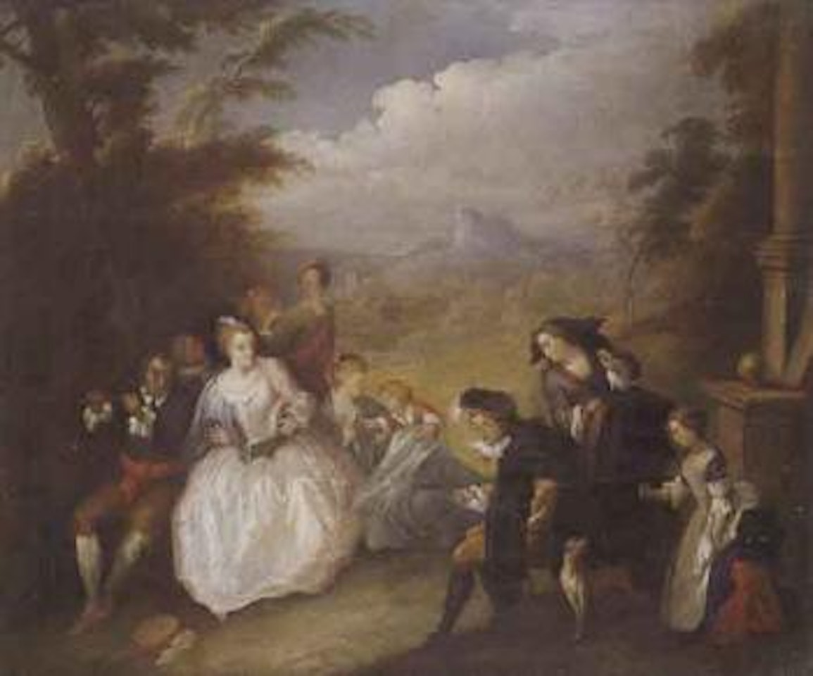 Le concert by Christian Wilhelm Ernst Dietrich