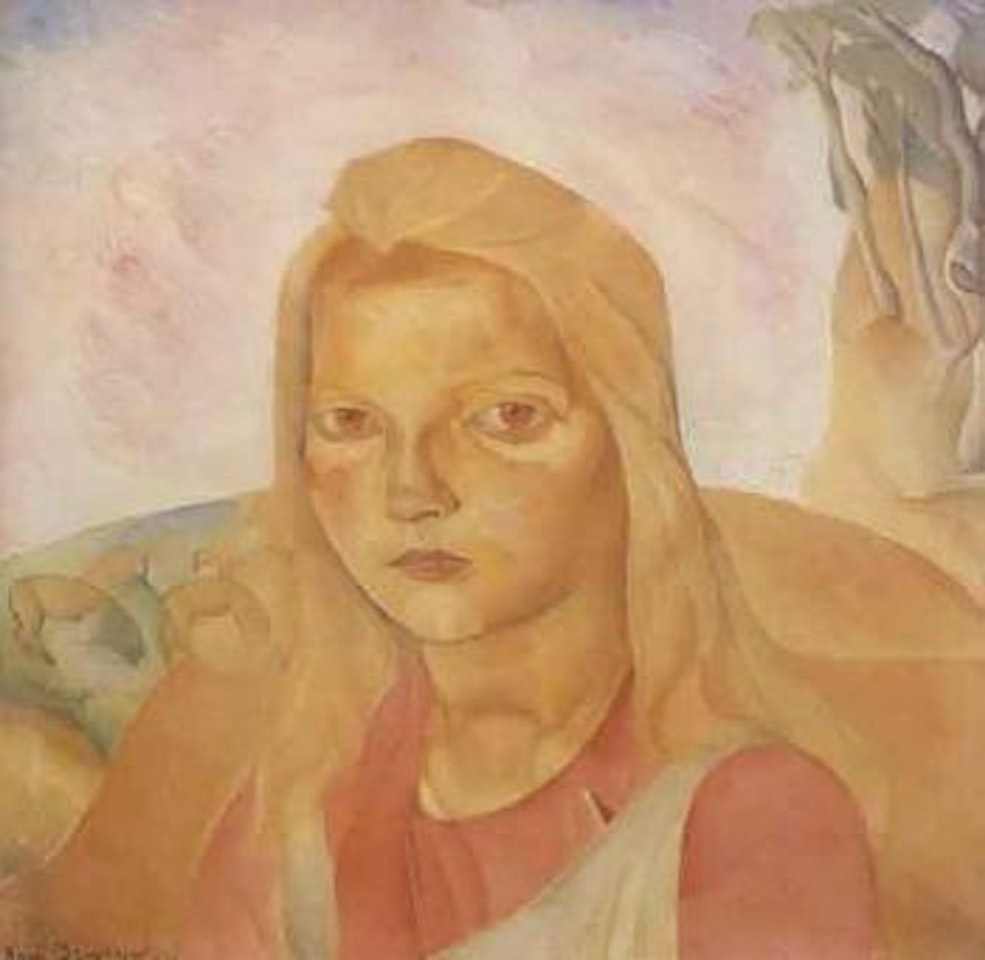 Portrait de jeune fille by Boris Grigoriev