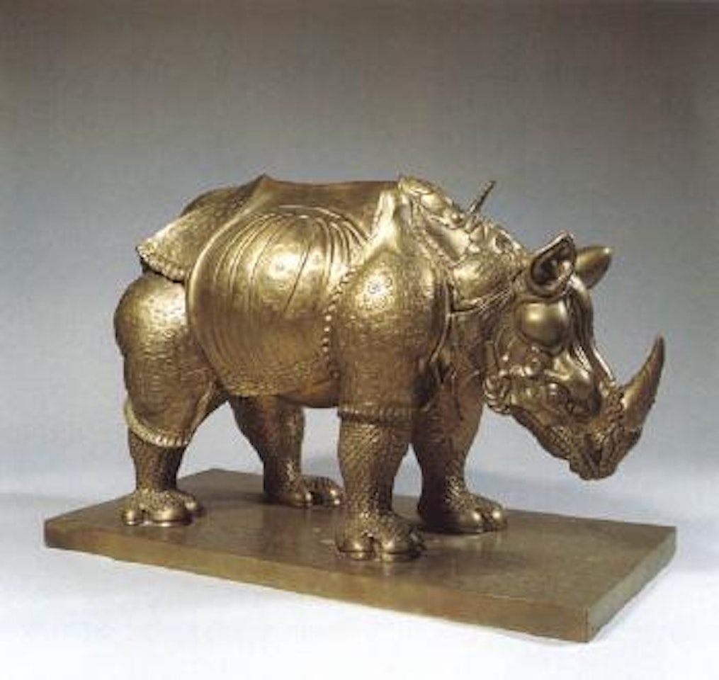 Rhinoceros habille en dentelles by Salvador Dali