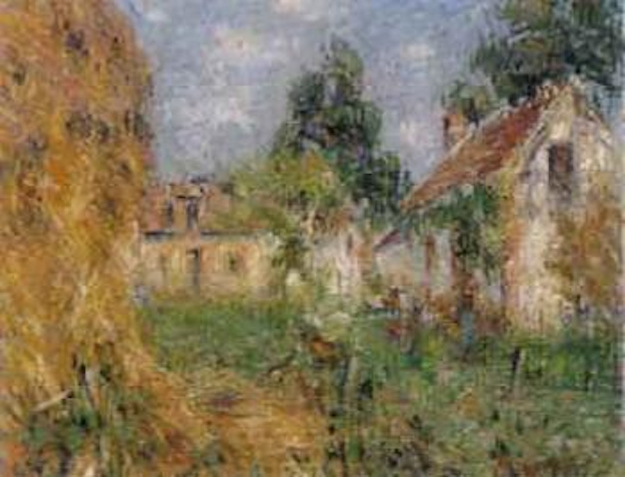 Cour de ferme a Saint Cyr du Vaudreuil by Gustave Loiseau