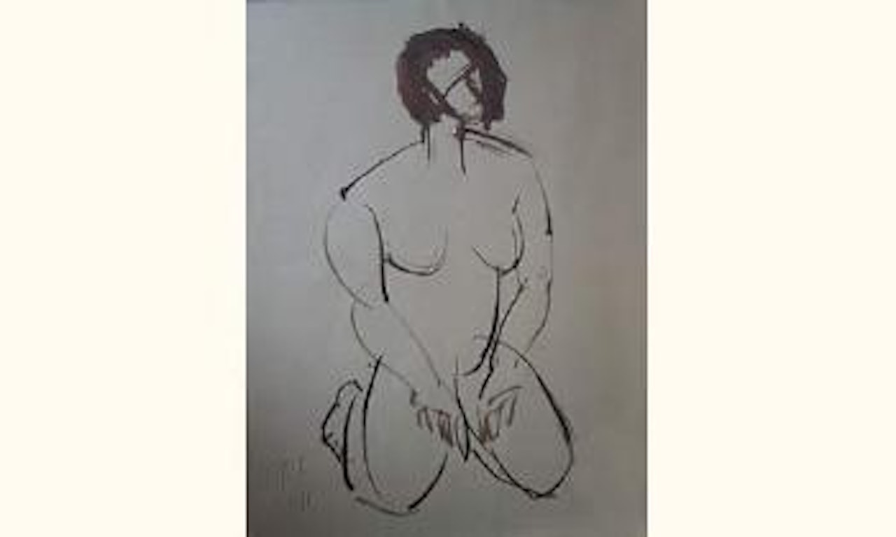 Nu agenouille by Fernand Leger