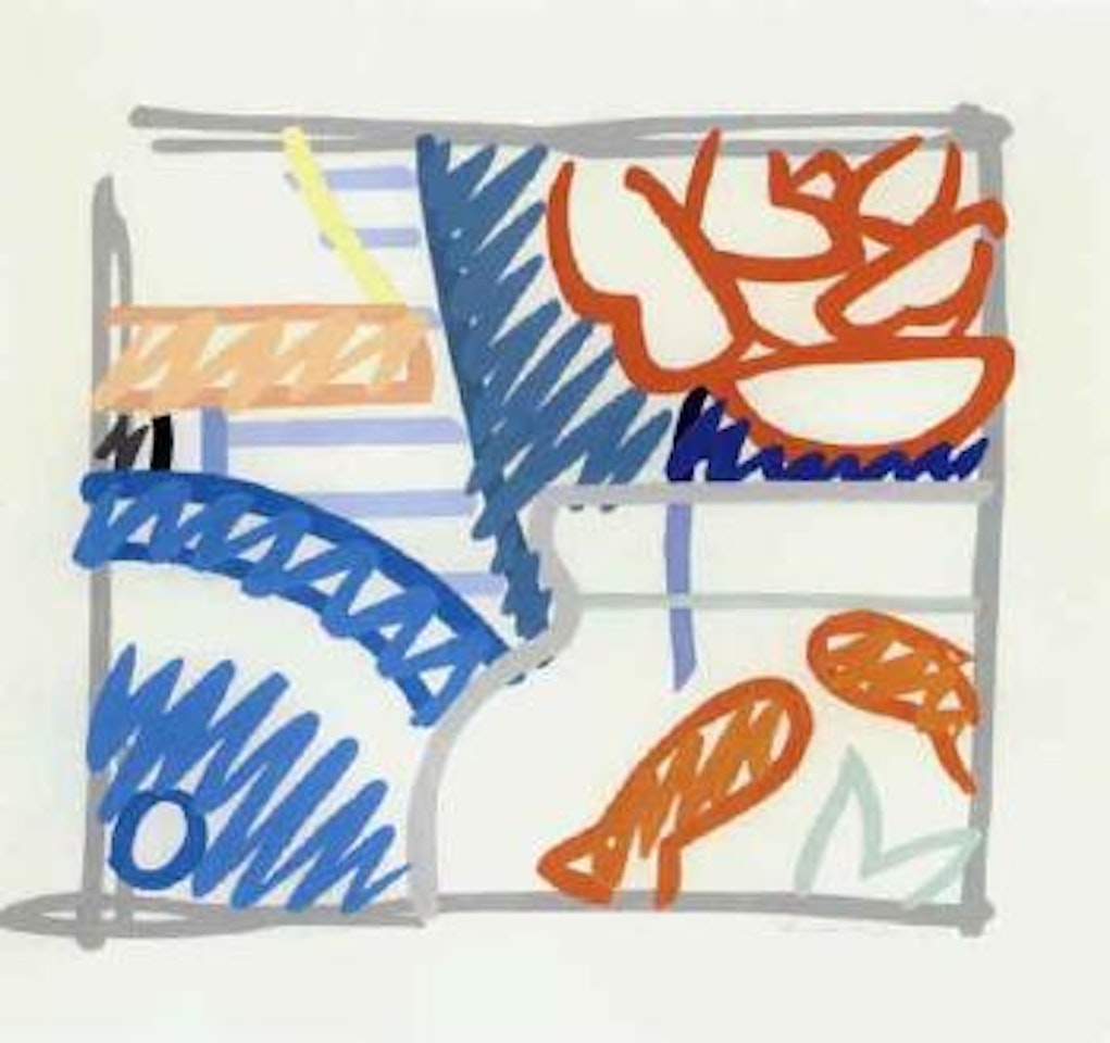 Study for goldfish and rose by Tom Wesselmann