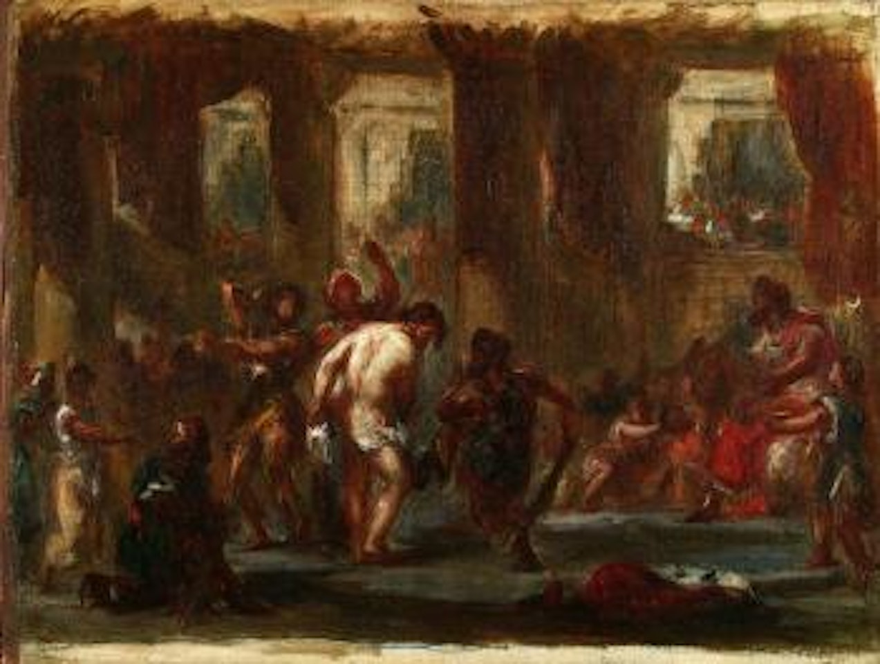 Flagellation by Eugene Delacroix