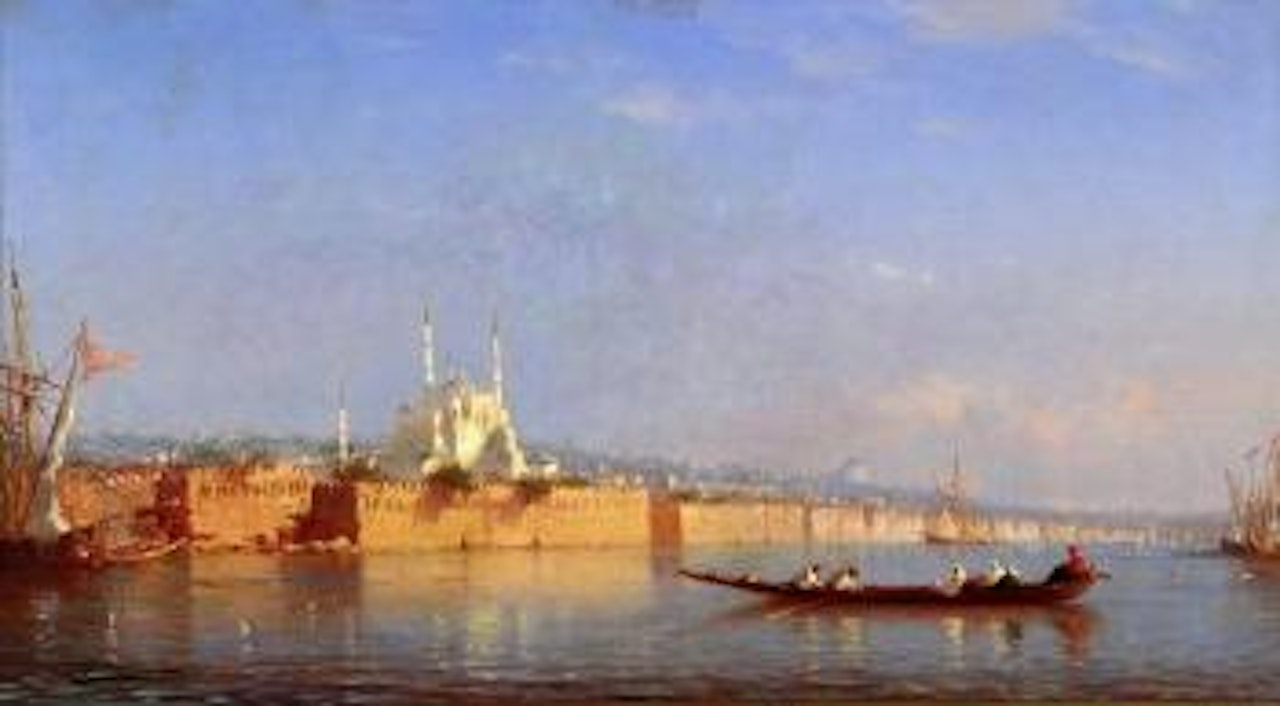 View of Constantinople by Félix Ziem