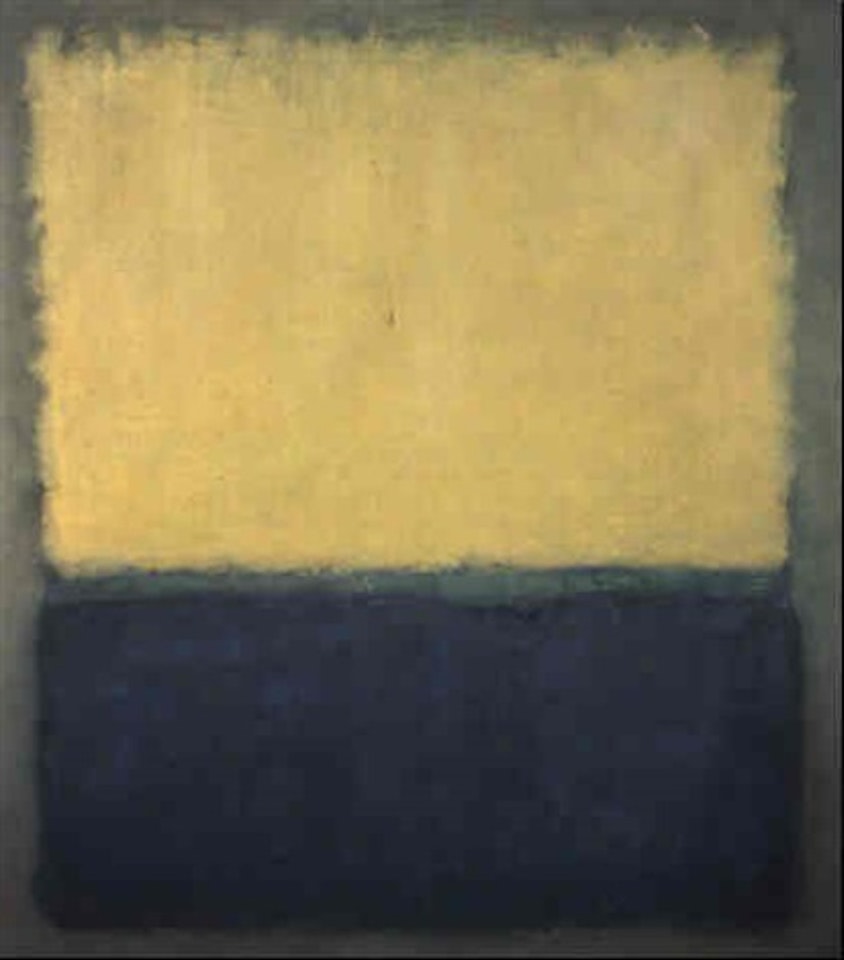 Light, earth and blue by Mark Rothko