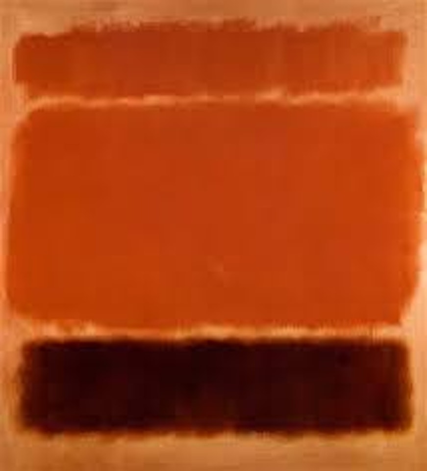 Red painting by Mark Rothko