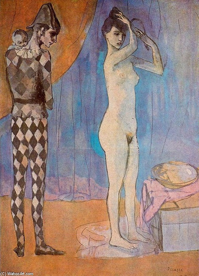 Famille de l'arlequin by Pablo Picasso