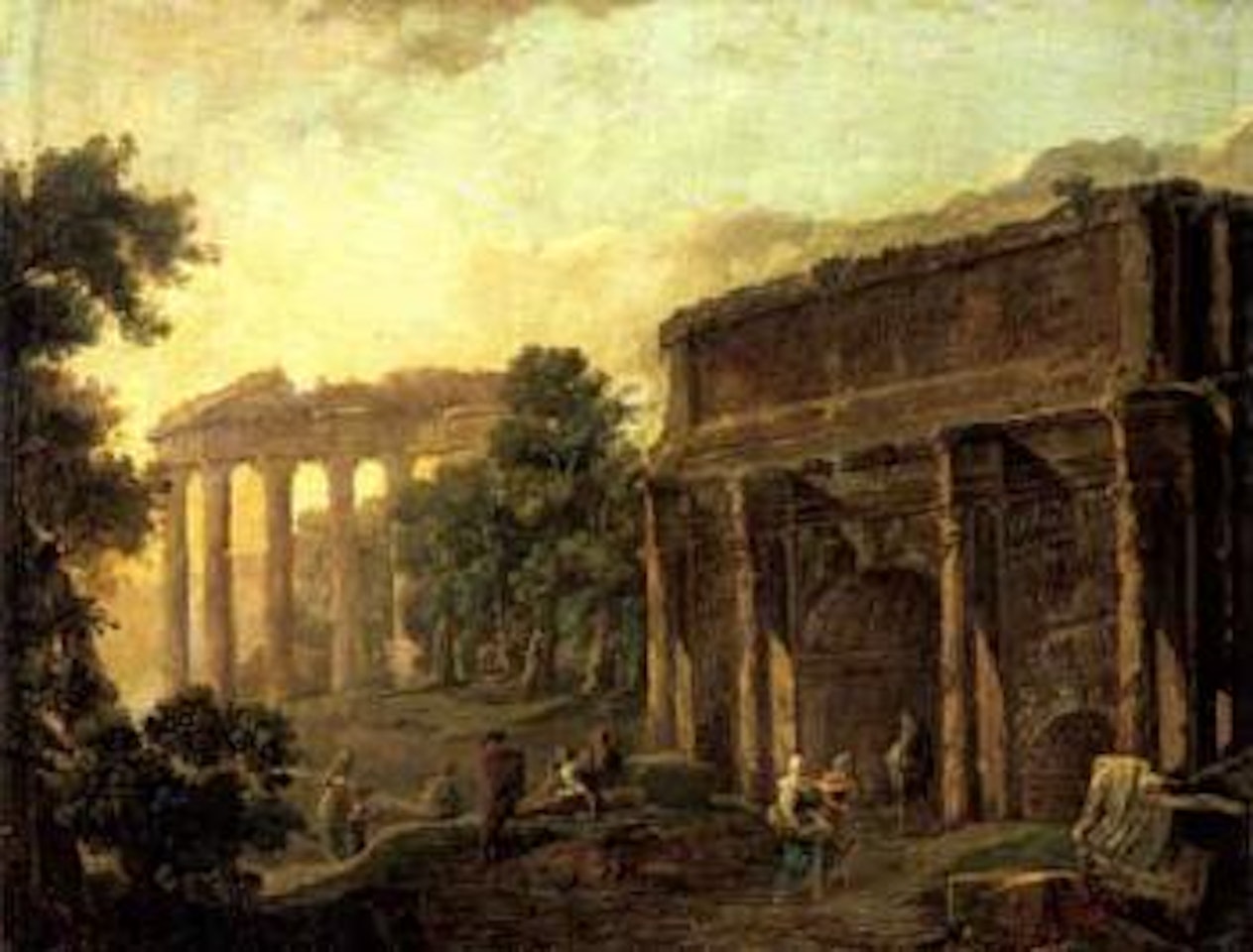 Capriccio by Hubert Robert