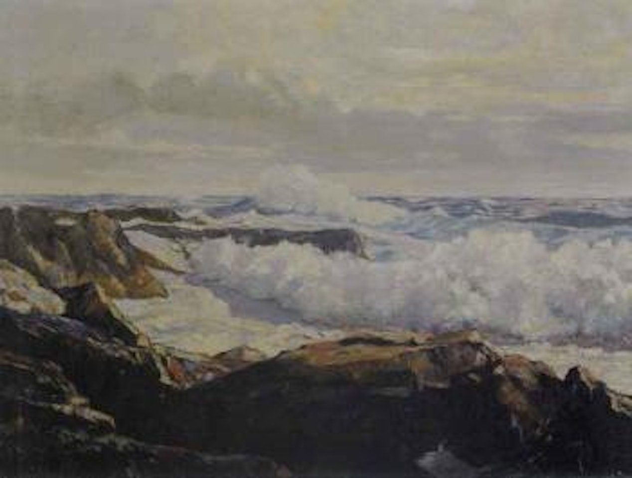 Coastal scene by Frederick Judd Waugh