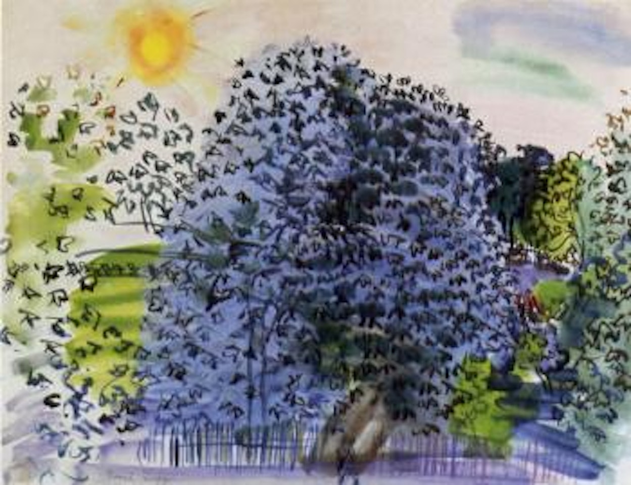 Hyde Park by Raoul Dufy