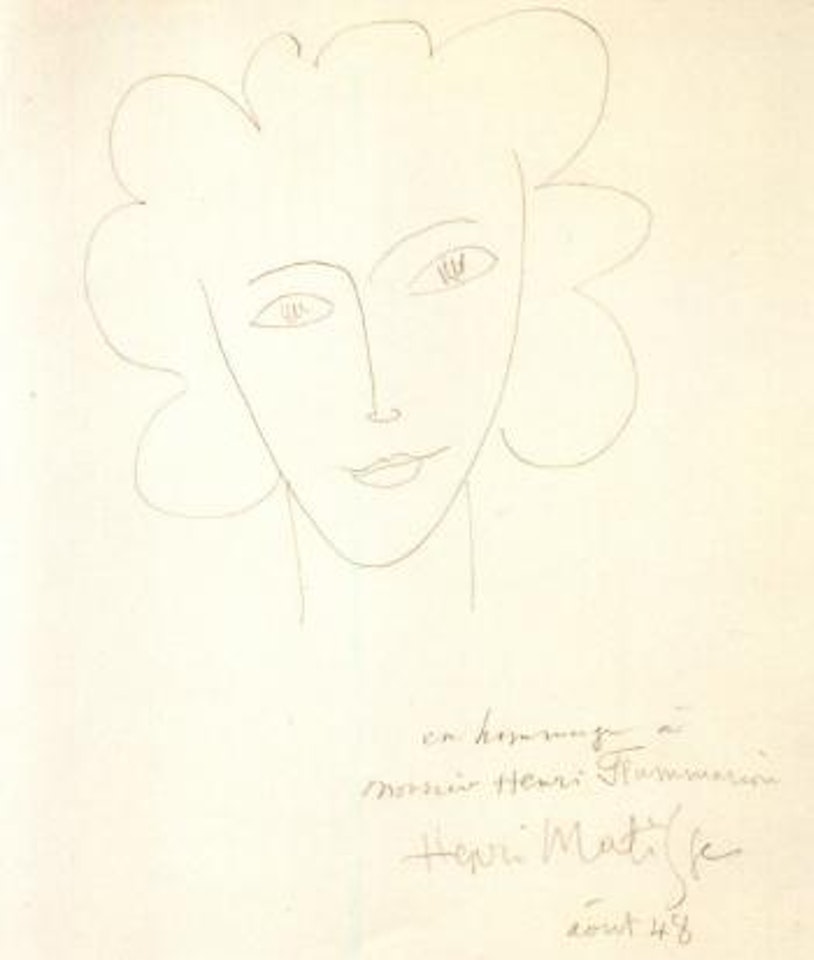 Head of a woman by Henri Matisse