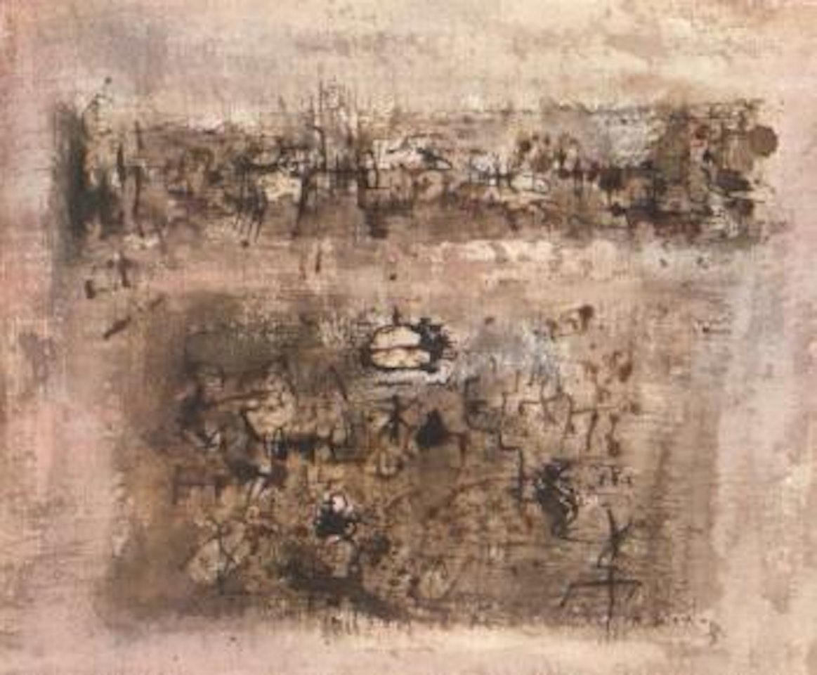 Entre deux villes by Zao Wou-Ki