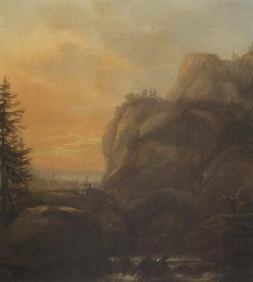 Norwegian landscape by Johan Christian Clausen Dahl