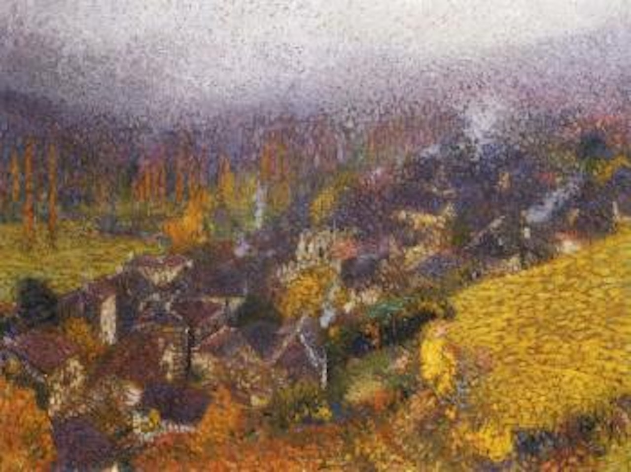 Automne sur Labastide du Vert by Henri Jean Guillaume Martin