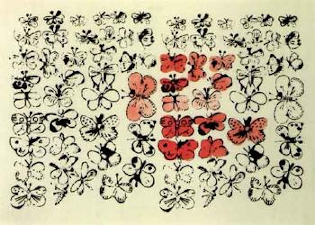 Untitled butterflies by Andy Warhol