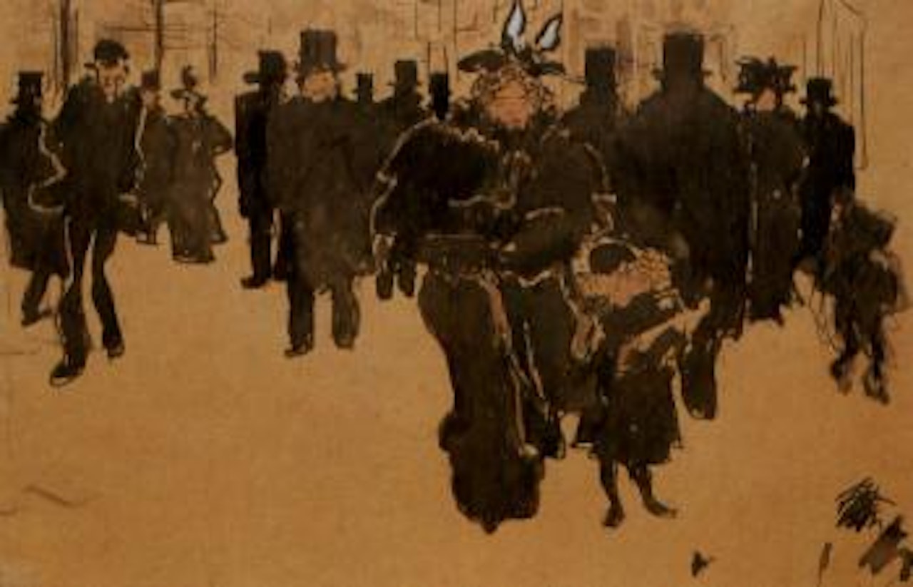 Le Boulevard by Pierre Bonnard