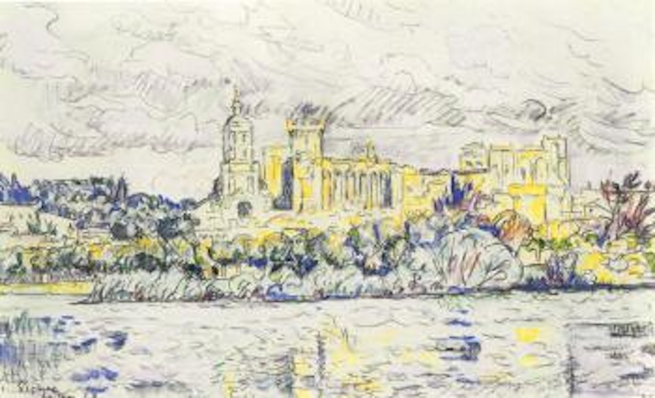 Palais des Papes, Avignon by Paul Signac
