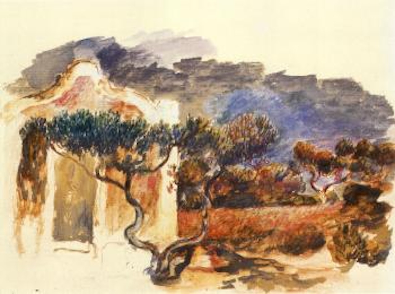 Cabanon et l'olivier by Pierre-Auguste Renoir