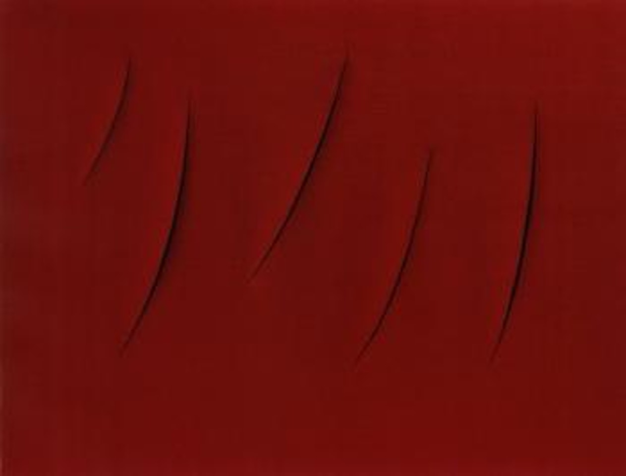 Concetto Spaziale, Attese by Lucio Fontana