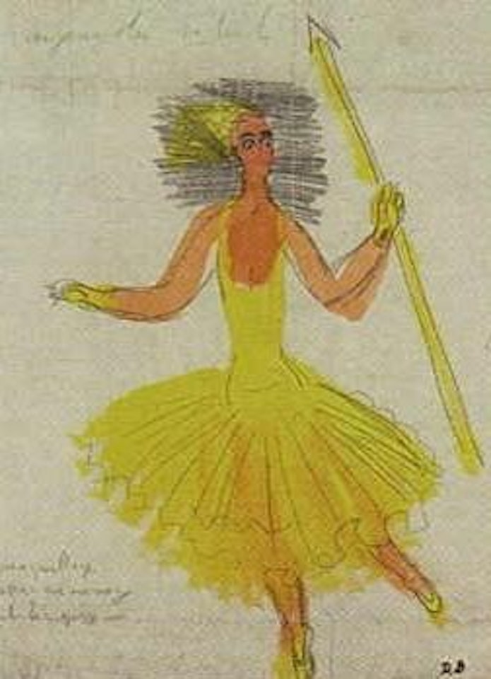 Danseuse jaune by Raoul Dufy
