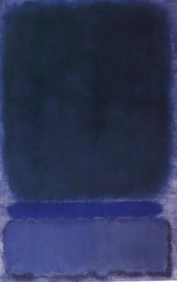 Untitled green or blue by Mark Rothko