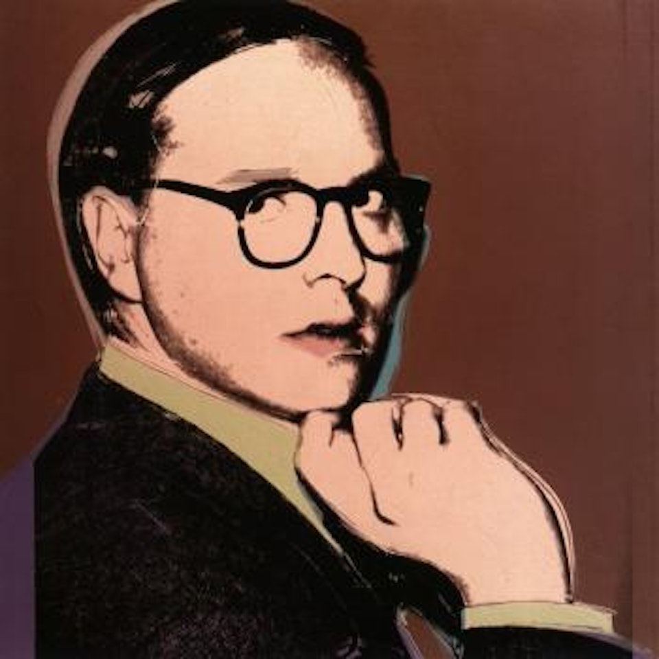 Portrait of Gilbert and George by Andy Warhol