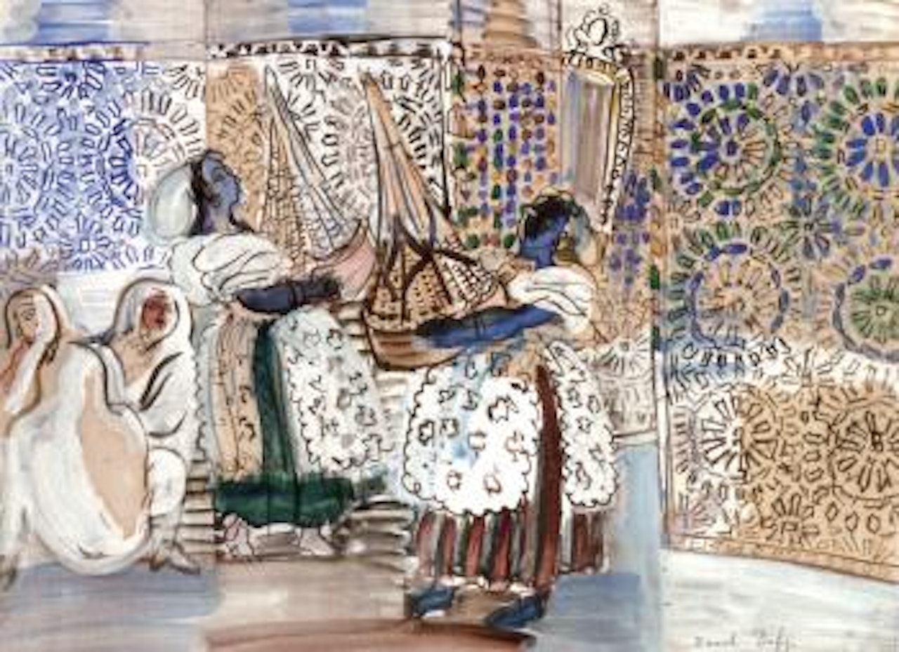 Reception chez le Pacha de Marrakech by Raoul Dufy