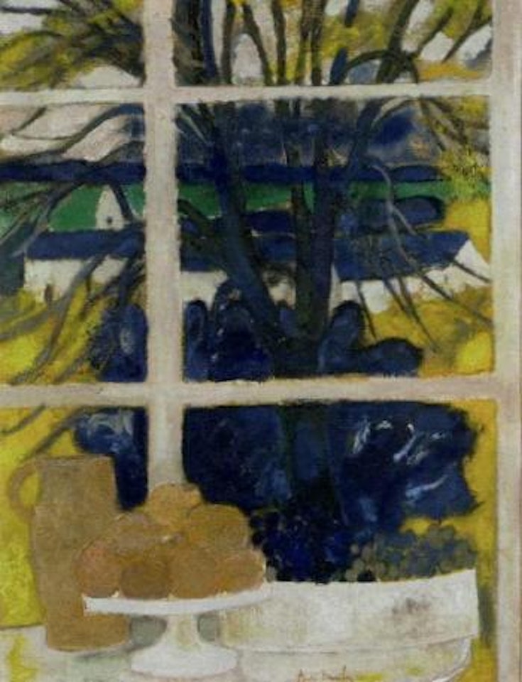 Nature morte devant la fenetre a Loupeigne by André Brasilier
