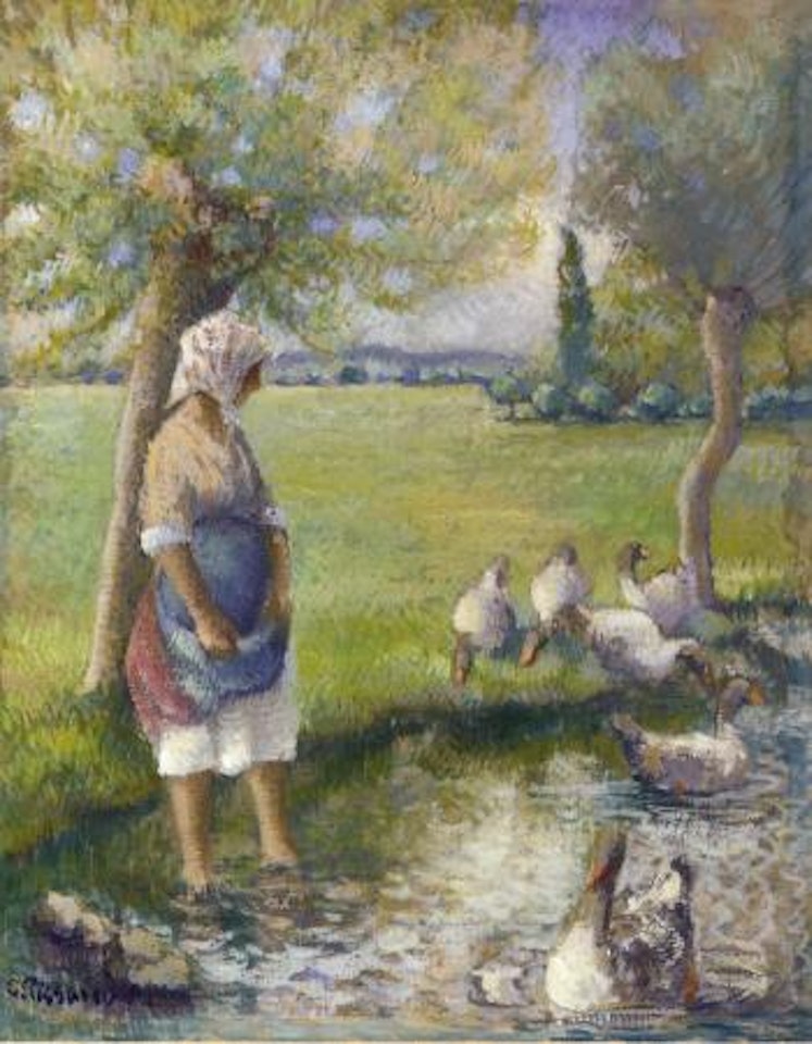 Gardienne d'oie by Camille Pissarro