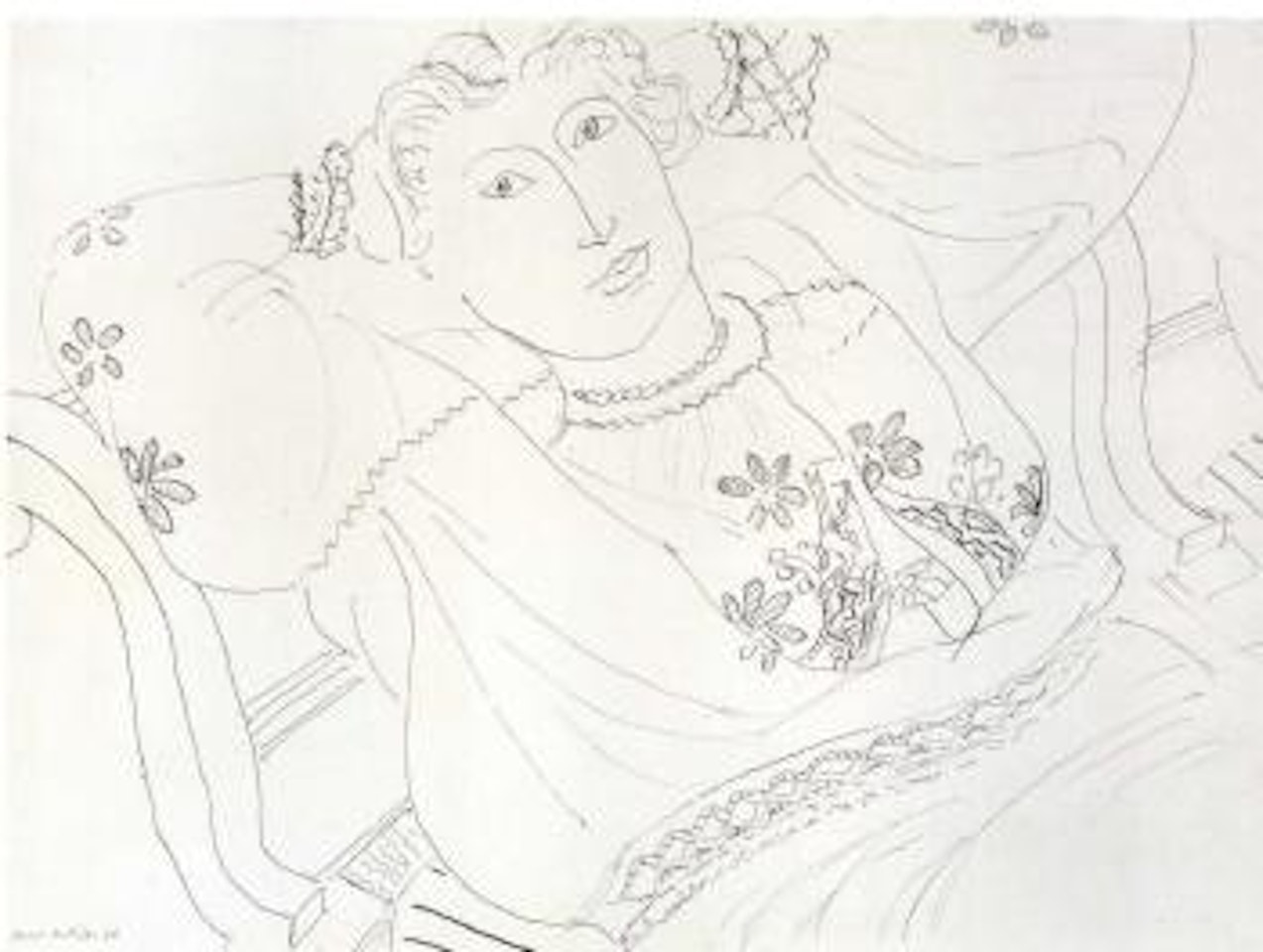 Lydia en blouse roumaine by Henri Matisse