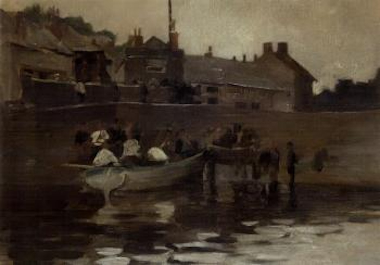 Rowing boat by Stanhope Alexander Forbes