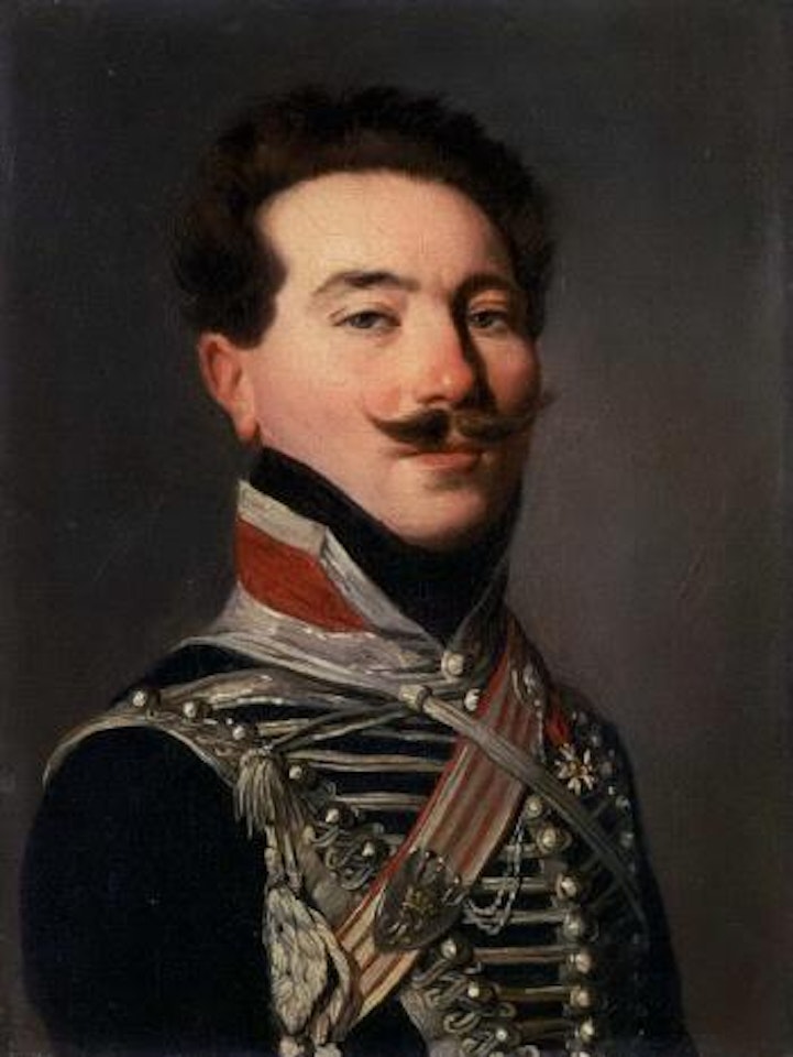 Portrait of a Hussar by Louis-Leopold Boilly
