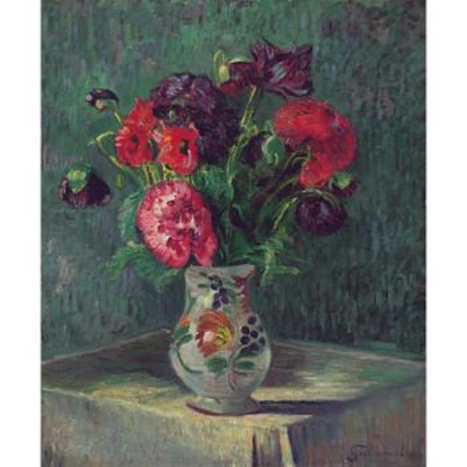 Nature morte au vase de fleurs by Armand Guillaumin