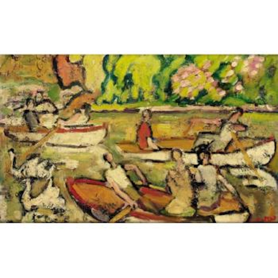 Barques au bois de Boulogne by Louis Valtat