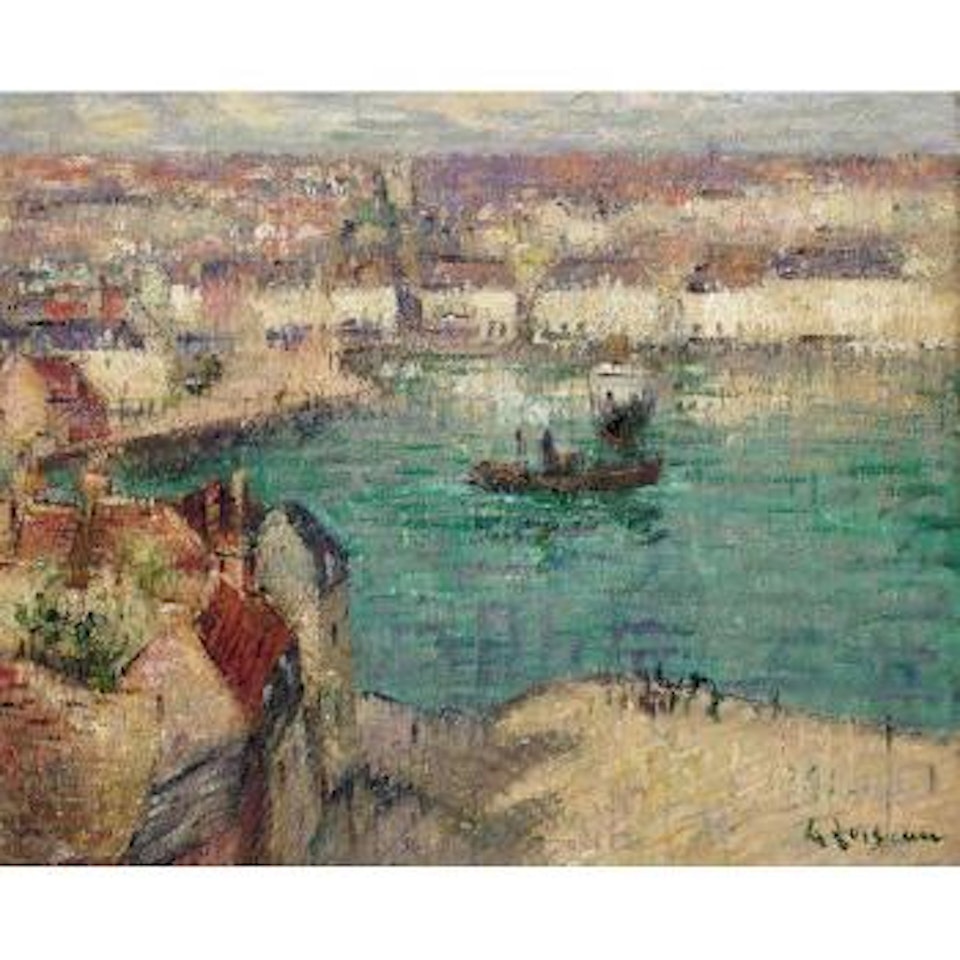 Le port de Dieppe by Gustave Loiseau