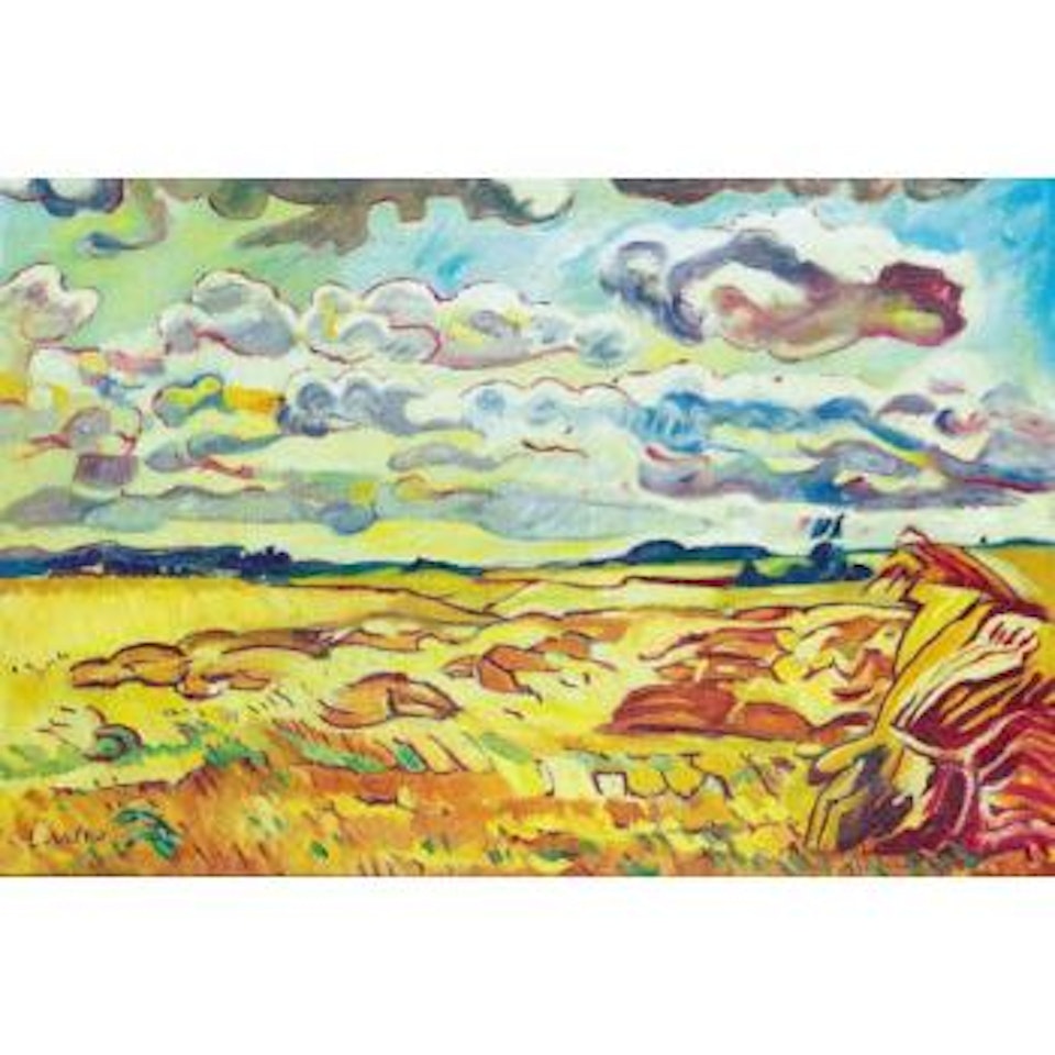 Paysage d'ete a arromanches by Louis Valtat