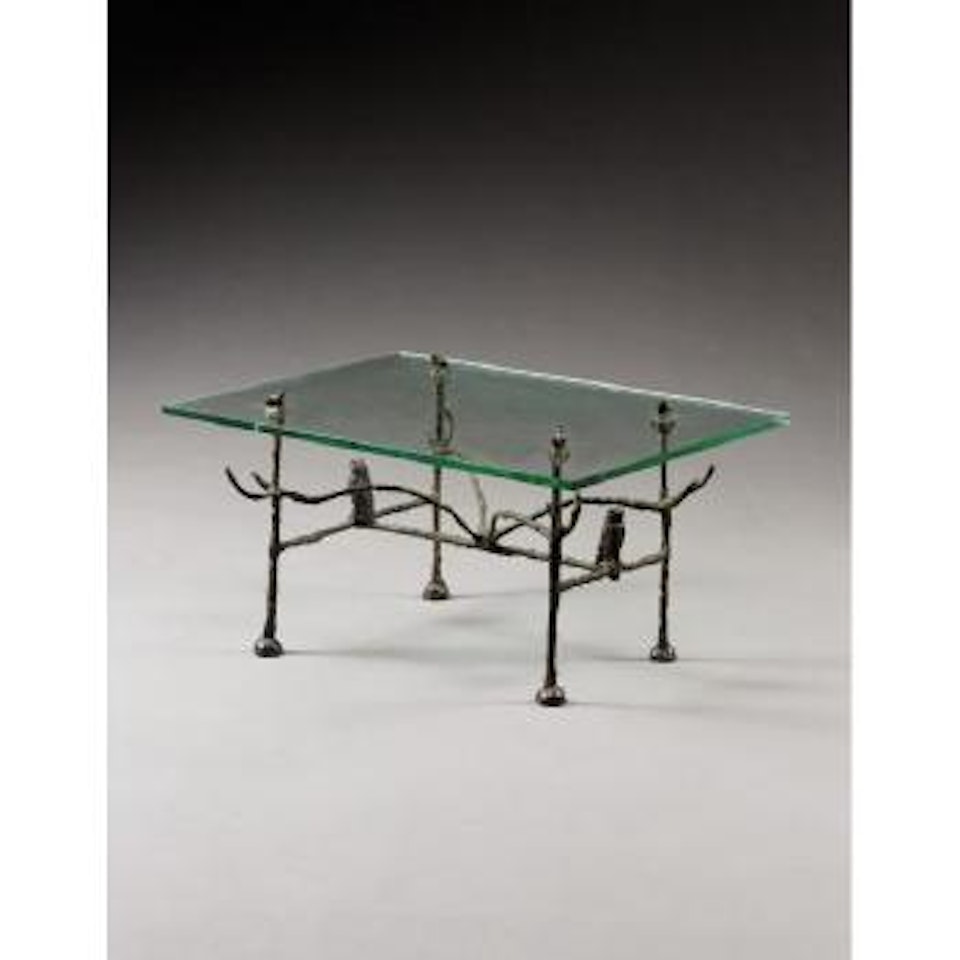 Table basse trapezoidale by Diego Giacometti