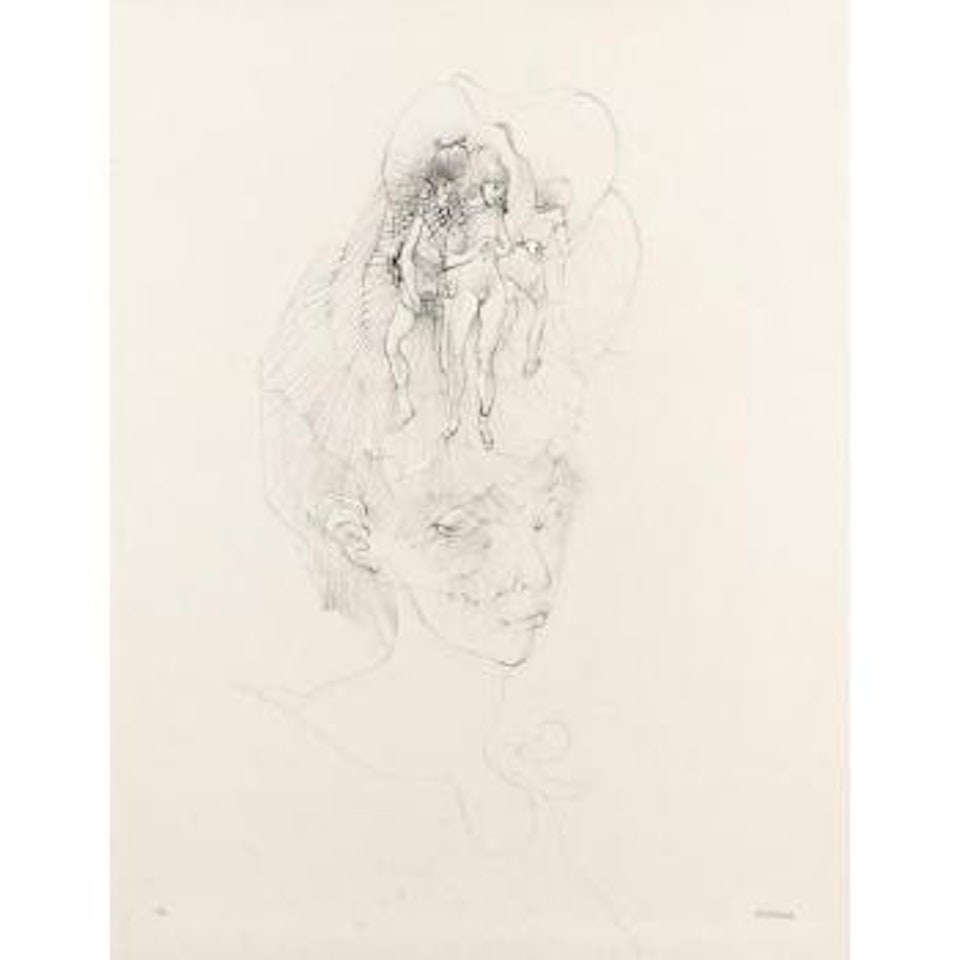 Tete de femme by Hans Bellmer