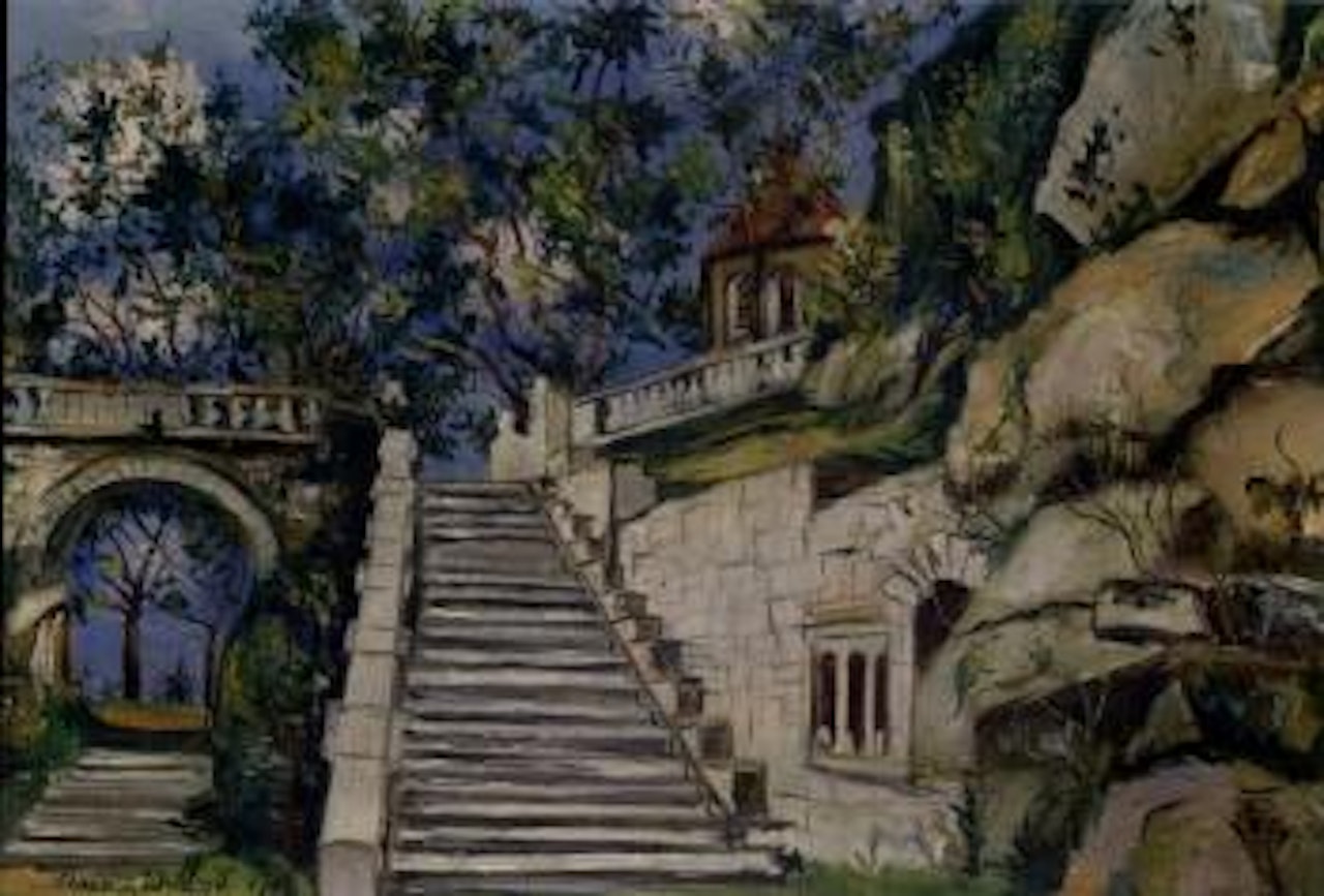 Faouet, Chapelle Sainte barbe by Maurice Utrillo