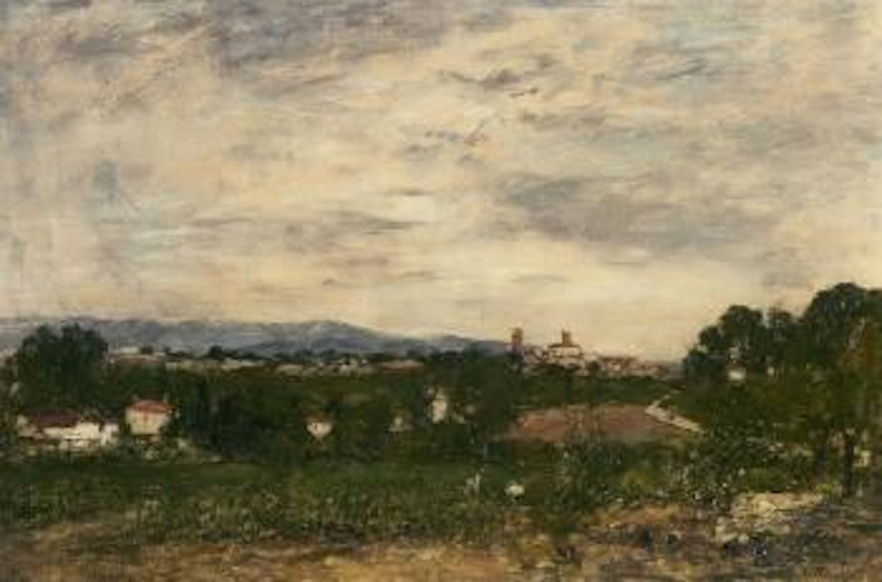 Environs d'Antibes by Eugène Boudin