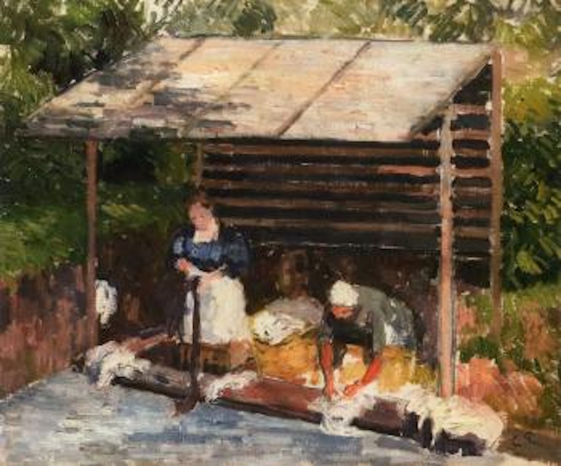 Leveuses a Eragny by Camille Pissarro