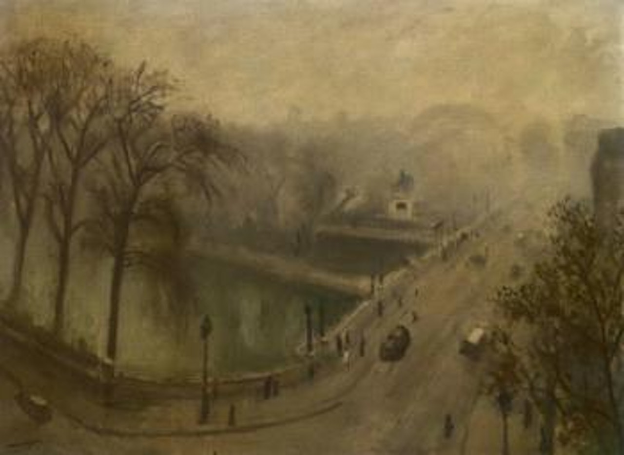 Le Pont Neuf dans la brume by Albert Marquet